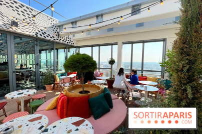 Restaurant-rooftop Mama Shelter La Défense.