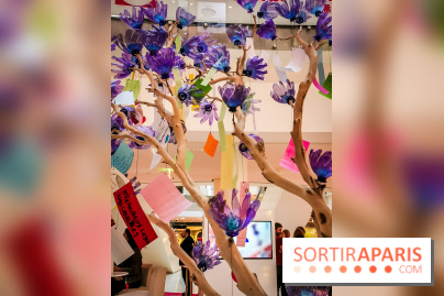 Les bouteilles à la mer, l'exposition poétique et florale autour de la pollution à Beaugrenelle