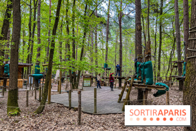 Aventure Floreval, l'accrobranche canon aux portes de Paris
