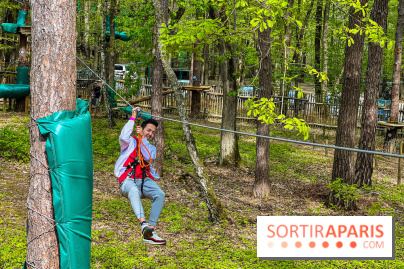 Aventure Floreval, l'accrobranche canon aux portes de Paris