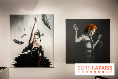 Pop Corn Time, nos photos de l'exposition de toiles et de NFT à la galerie Goldshteyn-Saatort