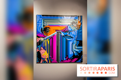 Pop Corn Time, nos photos de l'exposition de toiles et de NFT à la galerie Goldshteyn-Saatort