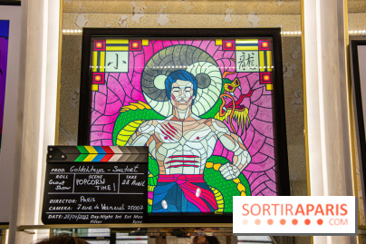 Pop Corn Time, nos photos de l'exposition de toiles et de NFT à la galerie Goldshteyn-Saatort