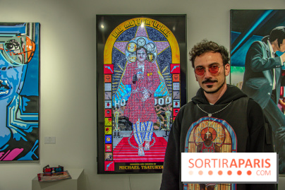 Pop Corn Time, nos photos de l'exposition de toiles et de NFT à la galerie Goldshteyn-Saatort