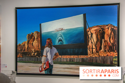 Pop Corn Time, nos photos de l'exposition de toiles et de NFT à la galerie Goldshteyn-Saatort