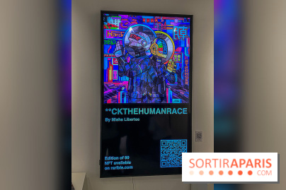 Pop Corn Time, nos photos de l'exposition de toiles et de NFT à la galerie Goldshteyn-Saatort