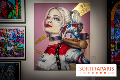 Pop Corn Time, nos photos de l'exposition de toiles et de NFT à la galerie Goldshteyn-Saatort