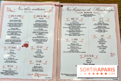 Le brunch du Jardin de Mademoiselle, les photos du menu