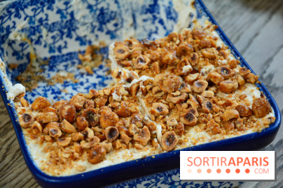 Un bar à glaces et un dessert dans un train de la Félicita