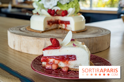 Rosa, la pâtisserie fraise rose de Claire Heitzler pour la Fête des Mères