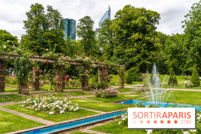 La Roseraie du Parc Lebaudy sur l'Ile de Puteaux