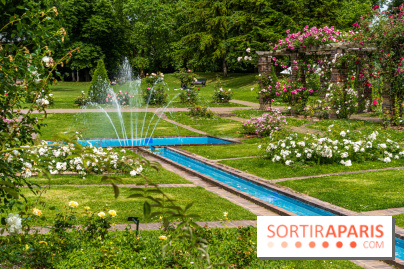 La Roseraie du Parc Lebaudy sur l'Ile de Puteaux