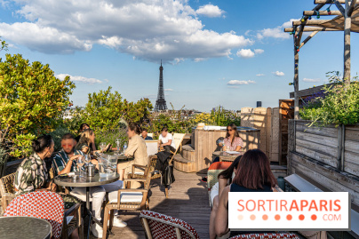 La terrasse en Rooftop du Brach, le bar perché dans un jardin potager