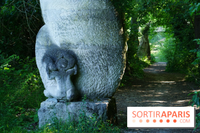 Le jardin de sculptures de la Dhyus, un lieu insolite en Île-de-France