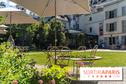 Le Café Renoir au sein du Jardin Renoir du Musée Montmartre 2022