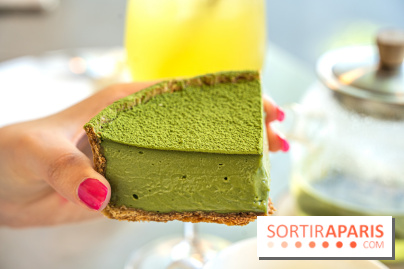 Pâtisserie Pages Blanches, flan matcha