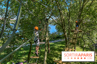 Accrocamp Créteil, les photos de l'accrobranche 