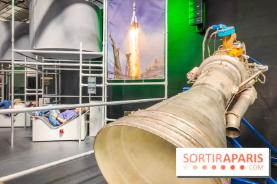 Up to space : devenez un astronaute avec l'exposition du musée de l'Air et de l'Espace, nos photos