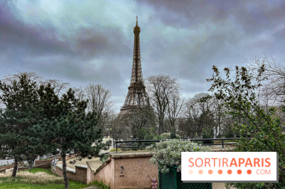 Visuels Paris - Tour Eiffel - mauvais temps - météo