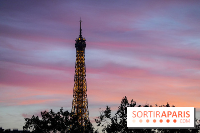Visuels Paris - Tour Eiffel - Coucher de soleil