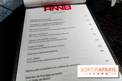 Anna, restaurant et bar italien à Paris, nos photos