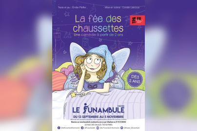 La fée des chaussettes, le spectacle poétique à voir en famille au théâtre le Funambule (18e)