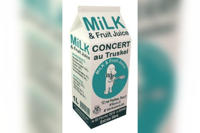 milk and fruit juice
truskel