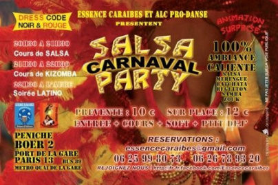 salsa carnaval party
péniche BOER 2