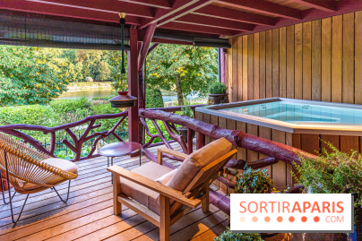 L’hôtel Les Étangs de Corot - bain jacuzzi