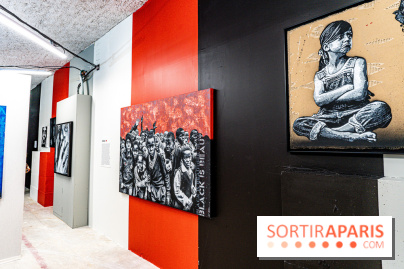 Exposition Jef Aérosol à Paris, 40 ans de pochoirs