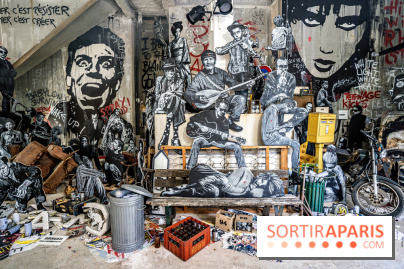 Exposition Jef Aérosol à Paris, 40 ans de pochoirs
