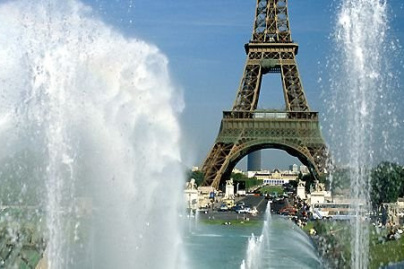 parcours de l'eau paris Fontaine Tour Eiffel