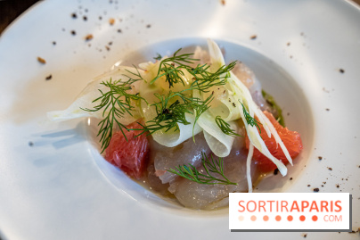 Sphère restaurant Paris 8e - daurade aux agrumes - fenouil