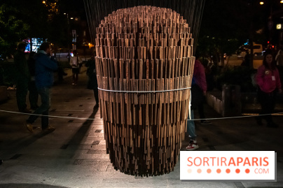 Nuit Blanche 2022 sur la place de la Samaritaine : Bing Bang, une sculpture hypnotisante et sonore