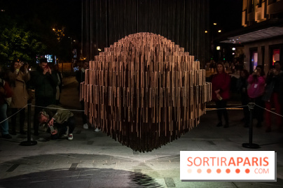 Nuit Blanche 2022 sur la place de la Samaritaine : Bing Bang, une sculpture hypnotisante et sonore