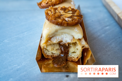 L'Éclair de Génie Café Paris - éclair double Café Amande Marcona