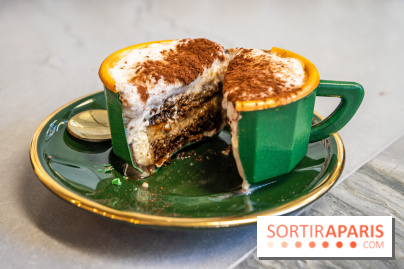 L'Éclair de Génie Café Paris - tasse tiramisu