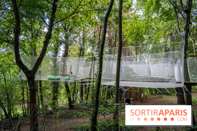 Accrocamp Poissy, le nouvel accrobranche au parc du château de Villiers