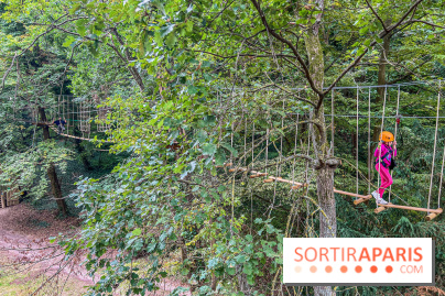 Accrocamp Poissy, le nouvel accrobranche au parc du château de Villiers