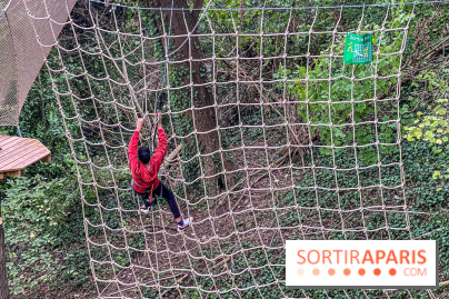 Accrocamp Poissy, le nouvel accrobranche au parc du château de Villiers