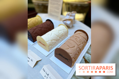 Bûches 2022 MAM - Bûche vanille caramel