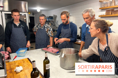 Atelier saucisses chez Viande & Chef avec Wecandoo