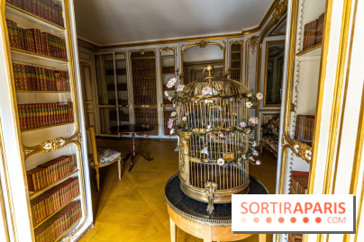 Les appartements de Madame Du Barry restaurés au Château de Versailles - bibliothèque