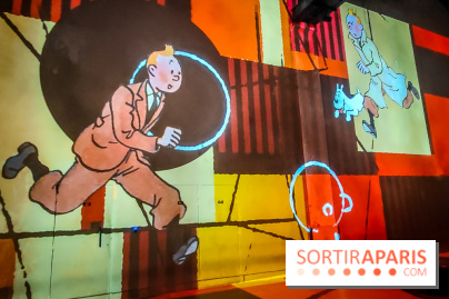Tintin, l'aventure immersive à l'Atelier des Lumières : l'exposition insolite à vivre - nos photos