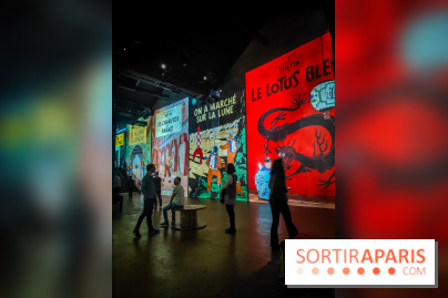 Tintin, l'aventure immersive à l'Atelier des Lumières : l'exposition insolite à vivre - nos photos