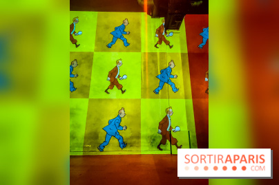 Tintin, l'aventure immersive à l'Atelier des Lumières : l'exposition insolite à vivre - nos photos
