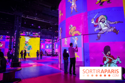 Tintin, l'aventure immersive à l'Atelier des Lumières : l'exposition insolite à vivre - nos photos