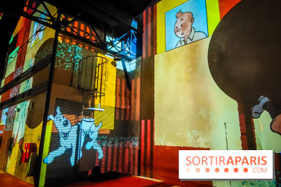 Tintin, l'aventure immersive à l'Atelier des Lumières : l'exposition insolite à vivre - nos photos