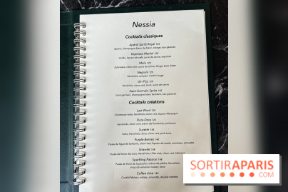 Nessia, le bistrot de chef - Paris 3e - Menu - carte cocktails