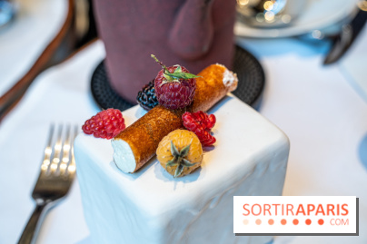 Le Tea Time d'Automne de Quentin Lechat au Royal Monceau -Raffles Paris - gavotte chantilly fruit